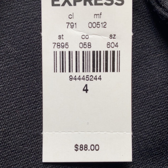 EXPRESS mesh overlay midi dress - Picture 12 of 12